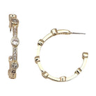 Paris by Day Hoop Earring-310 Jewelry-Millenx Accessories, LLC.-Heathered Boho Boutique, Women's Fashion and Accessories in Palmetto, FL