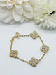 Attention Getting Flower Bracelet-310 Jewelry-Joseph Anthony NY, Inc-Heathered Boho Boutique, Women's Fashion and Accessories in Palmetto, FL