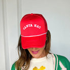 "Santa Hat" Hat-330 Headwear-Poppy & Pine-Heathered Boho Boutique, Women's Fashion and Accessories in Palmetto, FL