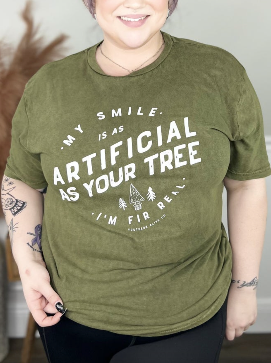 Artificial Tree Graphic Tee