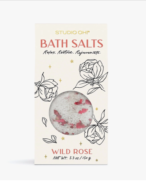 Wild Rose Scented Bath Salts