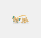 Enamel Butterfly Ring-310 Jewelry-OMGBLINGS-Heathered Boho Boutique, Women's Fashion and Accessories in Palmetto, FL