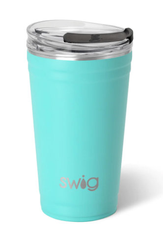 Aqua Swig-340 Other Accessories-Swig-Heathered Boho Boutique, Women's Fashion and Accessories in Palmetto, FL