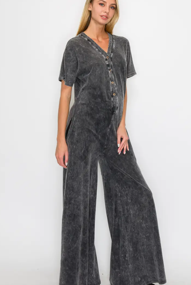 Free Spirit Jumpsuit-230 Dresses/Jumpsuits/Rompers-J. Her-Heathered Boho Boutique, Women's Fashion and Accessories in Palmetto, FL