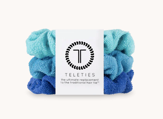 Bora Bora Terry Cloth Scrunchie-340 Other Accessories-Teleties-Heathered Boho Boutique, Women's Fashion and Accessories in Palmetto, FL