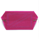 Signature Vacationer Makeup Bag in Pink with Teal-320 Bags-Kusshi-Heathered Boho Boutique, Women's Fashion and Accessories in Palmetto, FL