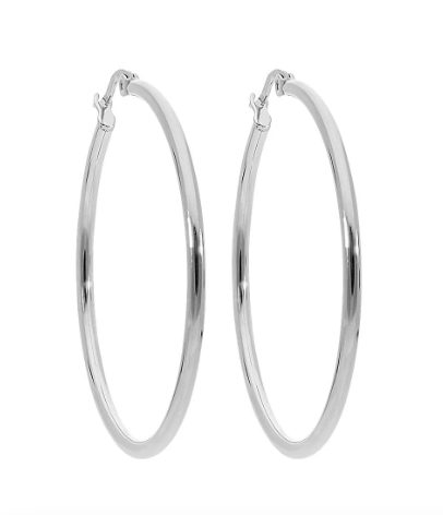 Qudo Valentano 1.57" Hoop Earring-400 Takeover/Pre-Order-Qudo-Heathered Boho Boutique, Women's Fashion and Accessories in Palmetto, FL