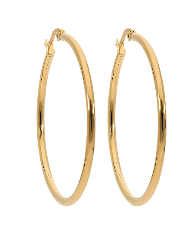 Qudo Valentano 1.57" Hoop Earring-400 Takeover/Pre-Order-Qudo-Heathered Boho Boutique, Women's Fashion and Accessories in Palmetto, FL