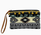 Casey Striped Beaded Wristlet-320 Bags-Chloe & Lex-Heathered Boho Boutique, Women's Fashion and Accessories in Palmetto, FL