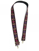 Folk Floral Embroidered Guitar Strap-340 Other Accessories-Joy Susan-Heathered Boho Boutique, Women's Fashion and Accessories in Palmetto, FL