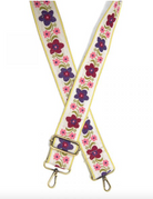 Folk Floral Embroidered Guitar Strap-340 Other Accessories-Joy Susan-Heathered Boho Boutique, Women's Fashion and Accessories in Palmetto, FL