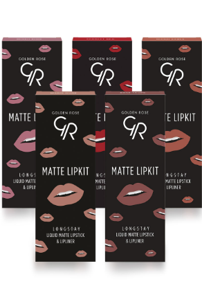 Matte Lip Kit-340 Other Accessories-Celesty-Heathered Boho Boutique, Women's Fashion and Accessories in Palmetto, FL