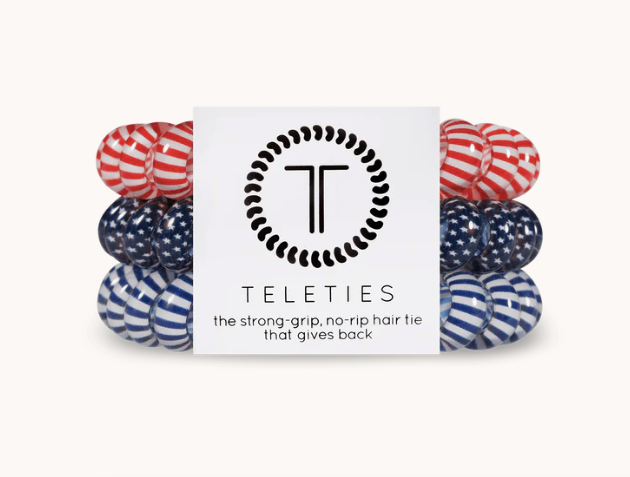 Bold and Blue-tiful Hair Ties-340 Other Accessories-Teleties-Heathered Boho Boutique, Women's Fashion and Accessories in Palmetto, FL