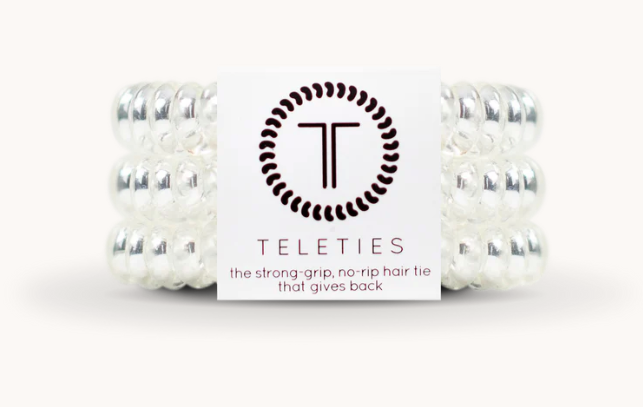 Crystal Clear Teleties-340 Other Accessories-Teleties-Heathered Boho Boutique, Women's Fashion and Accessories in Palmetto, FL