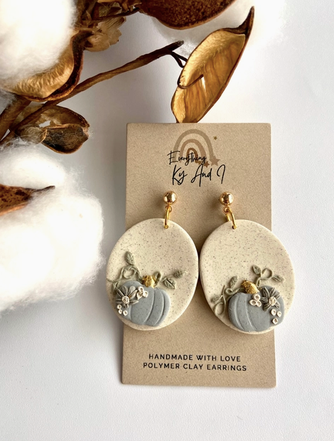 Cinderell'a Pumpkin Dangle Earrings-310 Jewelry-Everything Ky And I-Heathered Boho Boutique, Women's Fashion and Accessories in Palmetto, FL