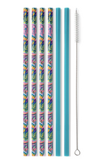 Bazaar Reusable Straw Set-340 Other Accessories-Swig-Heathered Boho Boutique, Women's Fashion and Accessories in Palmetto, FL