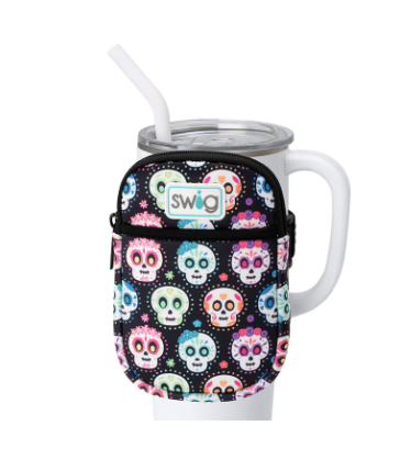 Sugar Skull Swig-340 Other Accessories-Swig-Heathered Boho Boutique, Women's Fashion and Accessories in Palmetto, FL