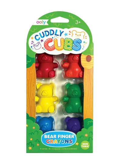 Cuddly Cubs Bear Finger Crayons-400 Takeover/Pre-Order-Ooly-Heathered Boho Boutique, Women's Fashion and Accessories in Palmetto, FL