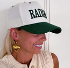 Green & White Radiant Hat-330 Headwear-Chansuttpearls-Heathered Boho Boutique, Women's Fashion and Accessories in Palmetto, FL