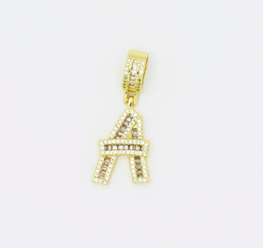 Crystal Initial Charm-310 Jewelry-Treasure Jewels-Heathered Boho Boutique, Women's Fashion and Accessories in Palmetto, FL