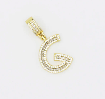 Crystal Initial Charm-310 Jewelry-Treasure Jewels-Heathered Boho Boutique, Women's Fashion and Accessories in Palmetto, FL