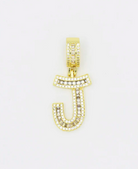 Crystal Initial Charm-310 Jewelry-Treasure Jewels-Heathered Boho Boutique, Women's Fashion and Accessories in Palmetto, FL