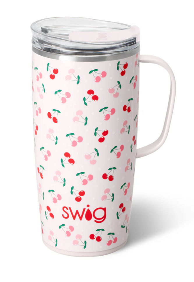 Cherry Pie Swig-340 OTHER ACCESSORIES-Swig-Heathered Boho Boutique, Women's Fashion and Accessories in Palmetto, FL