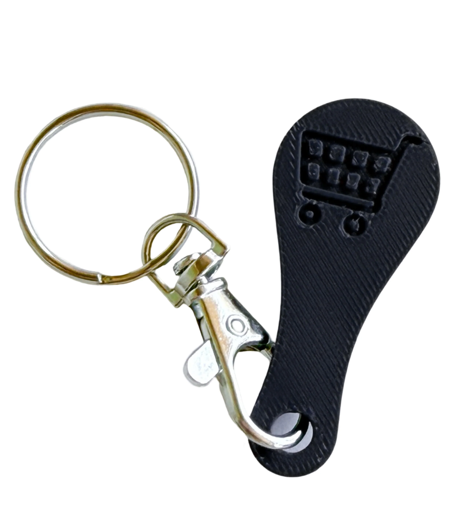 Shopping Cart Quarter Saver Keychain-340 Other Accessories-HOTLINE-Heathered Boho Boutique, Women's Fashion and Accessories in Palmetto, FL