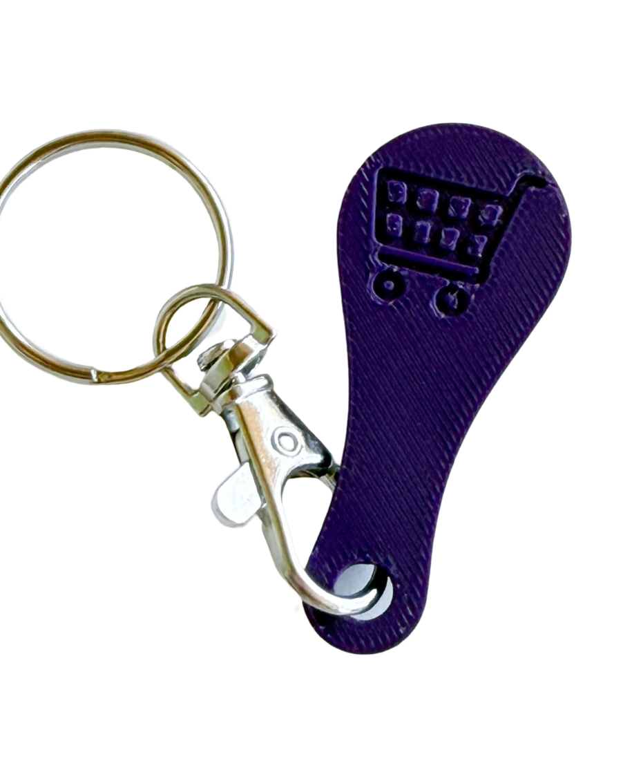 Shopping Cart Quarter Saver Keychain-340 Other Accessories-HOTLINE-Heathered Boho Boutique, Women's Fashion and Accessories in Palmetto, FL
