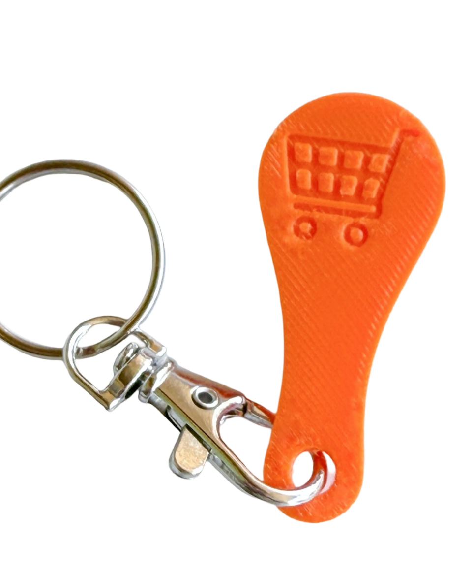 Shopping Cart Quarter Saver Keychain-340 Other Accessories-HOTLINE-Heathered Boho Boutique, Women's Fashion and Accessories in Palmetto, FL