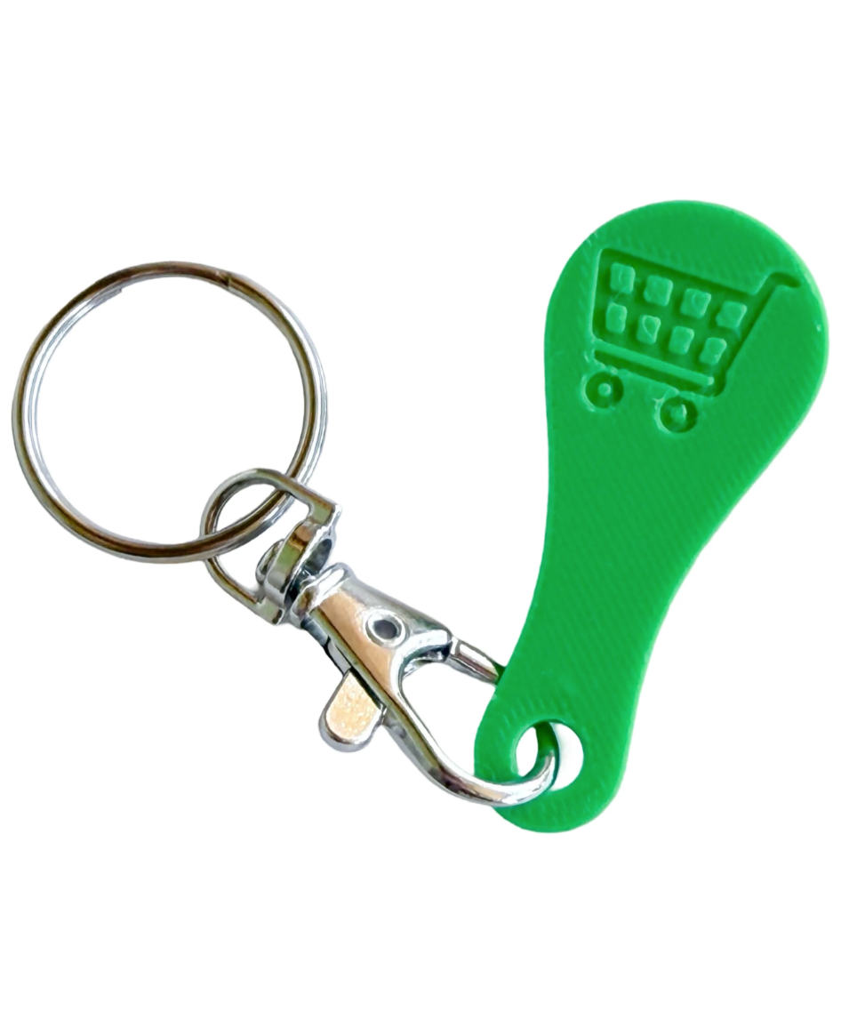 Shopping Cart Quarter Saver Keychain-340 Other Accessories-HOTLINE-Heathered Boho Boutique, Women's Fashion and Accessories in Palmetto, FL