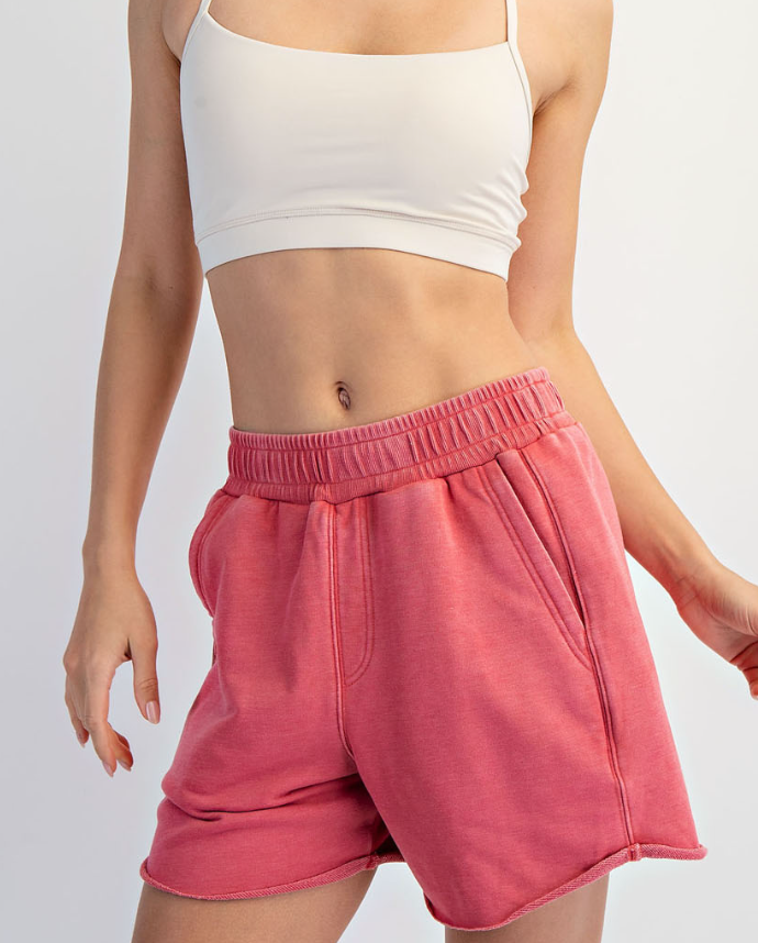Restock: Team Spirit Shorts-160 shorts-Rae Mode-Heathered Boho Boutique, Women's Fashion and Accessories in Palmetto, FL