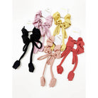 Soft Textured Flower Detailed Scrunchie Set-340 Other Accessories-Love and Repeat-Heathered Boho Boutique, Women's Fashion and Accessories in Palmetto, FL