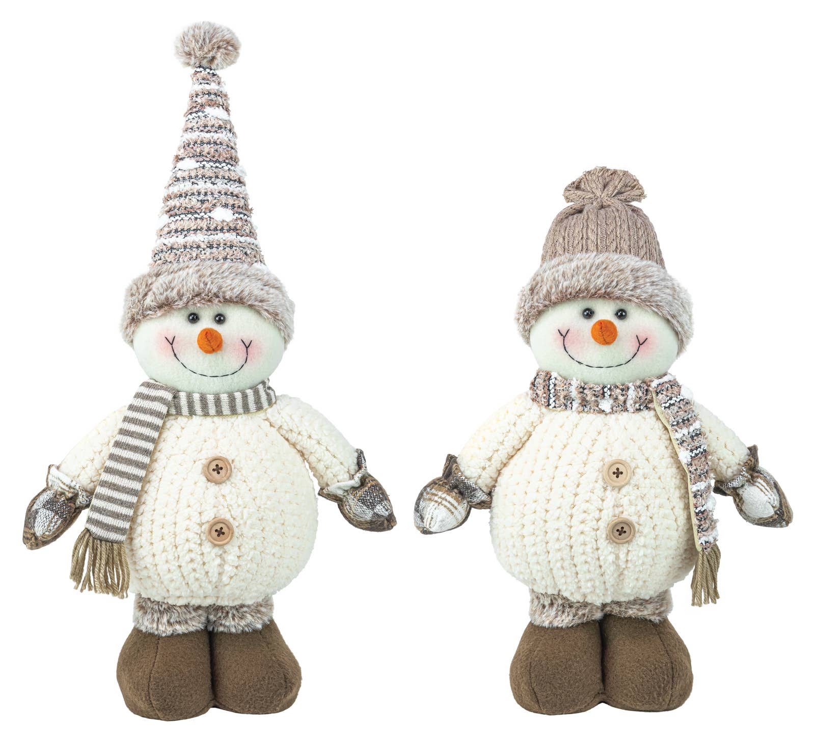Cocoa Cream Snowman Stander-340 Other Accessories-Hanna's Handiworks-Heathered Boho Boutique, Women's Fashion and Accessories in Palmetto, FL
