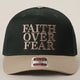 Faith Over Fear Trucker Hat-330 Headwear-Fashion City-Heathered Boho Boutique, Women's Fashion and Accessories in Palmetto, FL
