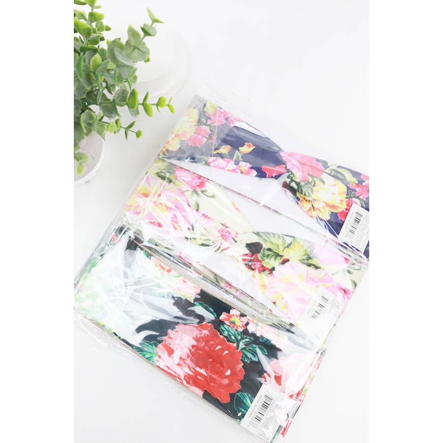 Flower Print Headwrap-Love and Repeat-Heathered Boho Boutique, Women's Fashion and Accessories in Palmetto, FL