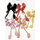 Soft Textured Flower Detailed Scrunchie Set-340 Other Accessories-Love and Repeat-Heathered Boho Boutique, Women's Fashion and Accessories in Palmetto, FL