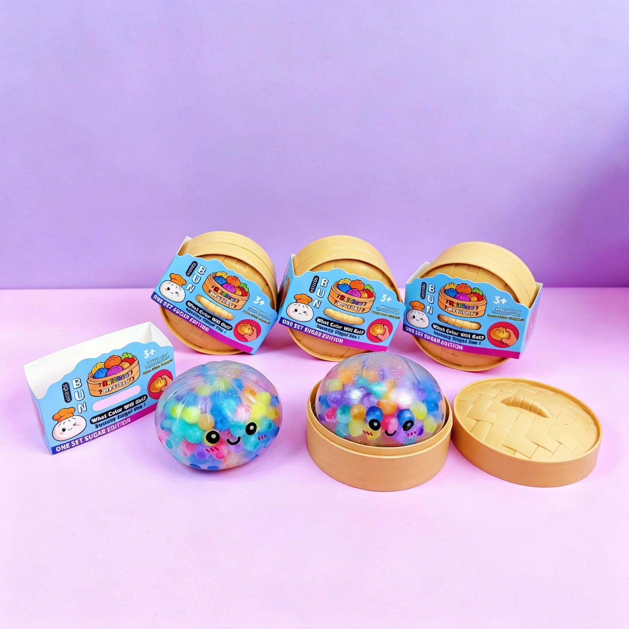 Colorful Water Beads Squishy Stress Steamed Bun Relief Fidget Toy-340 Other Accessories-Auraquise-Heathered Boho Boutique, Women's Fashion and Accessories in Palmetto, FL