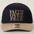 Faith Over Fear Trucker Hat-330 Headwear-Fashion City-Heathered Boho Boutique, Women's Fashion and Accessories in Palmetto, FL