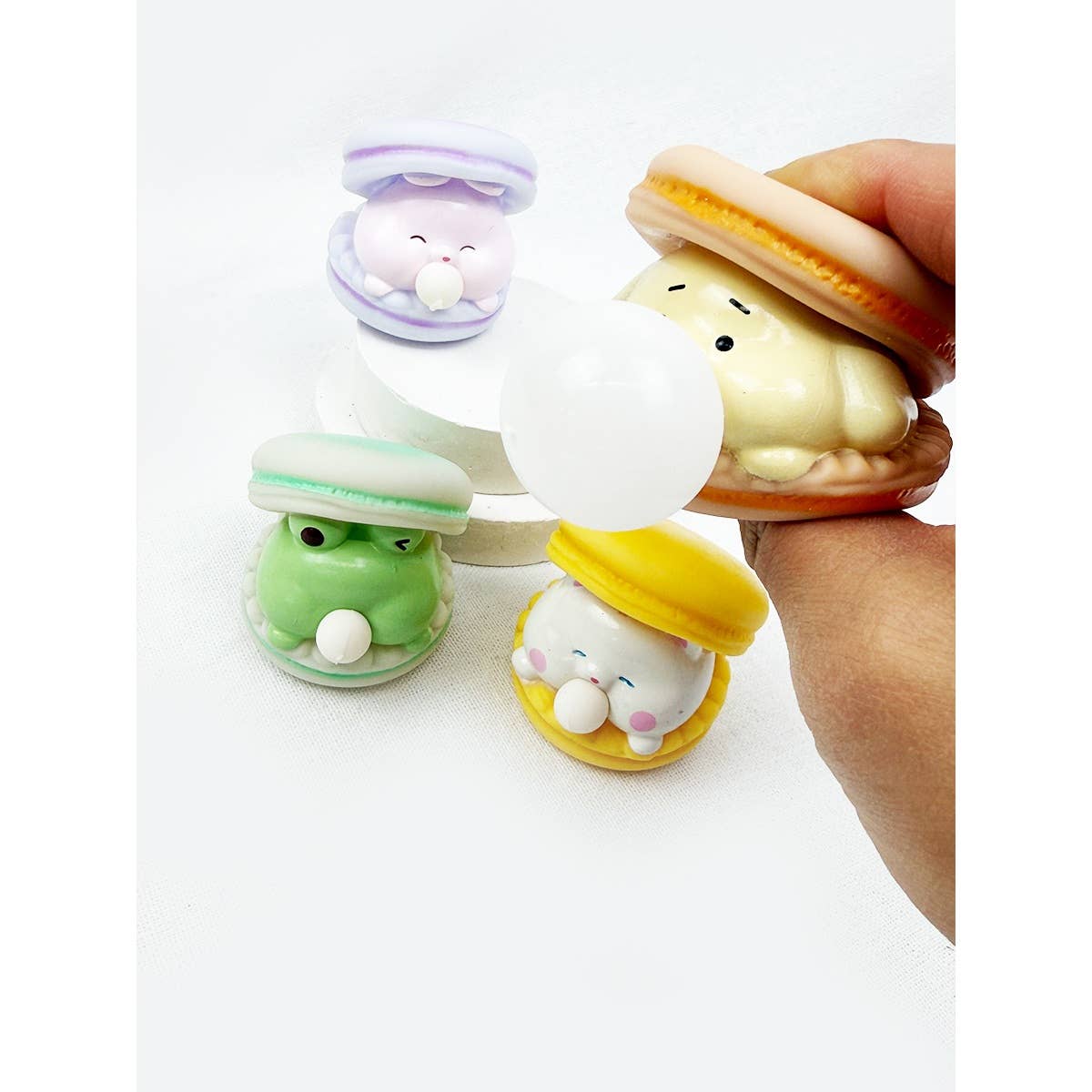 Macaroon Squeeze Animals Spit Bubble Toy-Love and Repeat-Heathered Boho Boutique, Women's Fashion and Accessories in Palmetto, FL