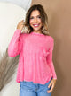 Everyday Haze Mineral Wash Top-120 LONG SLEEVE TOPS-ZENANA-Heathered Boho Boutique, Women's Fashion and Accessories in Palmetto, FL
