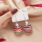 Christmas Bulb Earrings-310 Jewelry-NIHAO JEWELRY-Heathered Boho Boutique, Women's Fashion and Accessories in Palmetto, FL