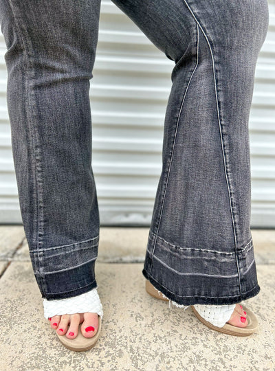 Step by Step Flare Jeans