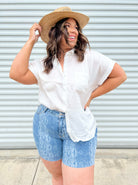 Medusa Denim Shorts by Judy Blue-160 shorts-Judy Blue-Heathered Boho Boutique, Women's Fashion and Accessories in Palmetto, FL