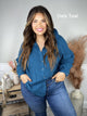 Restock: Styled Looks Button Down-120 Long Sleeve Tops-Zenana-Heathered Boho Boutique, Women's Fashion and Accessories in Palmetto, FL