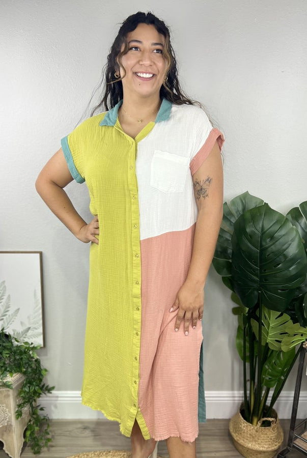 Tongue Tied Dress-230 Dresses/Jumpsuits/Rompers-UMGEE-Heathered Boho Boutique, Women's Fashion and Accessories in Palmetto, FL
