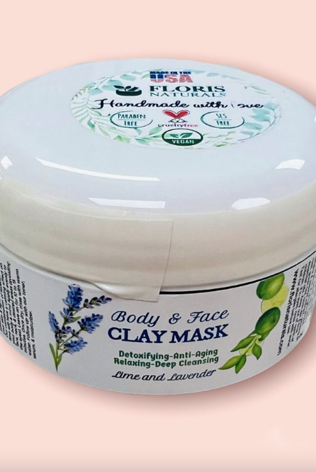 Body & Face Clay Mask-340 Other Accessories-Floris Naturals-Heathered Boho Boutique, Women's Fashion and Accessories in Palmetto, FL