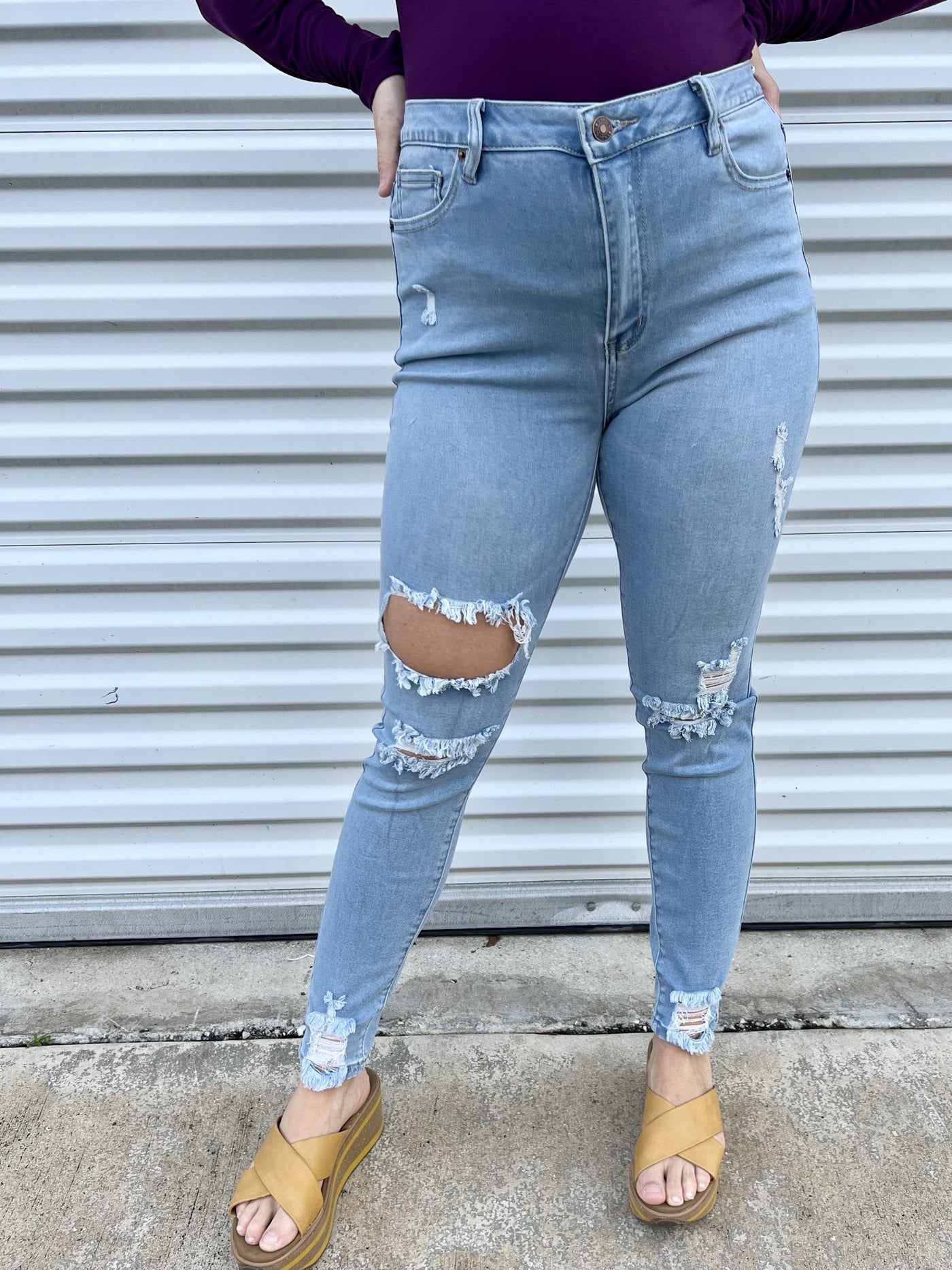 Form Fitting Skinny Jeans