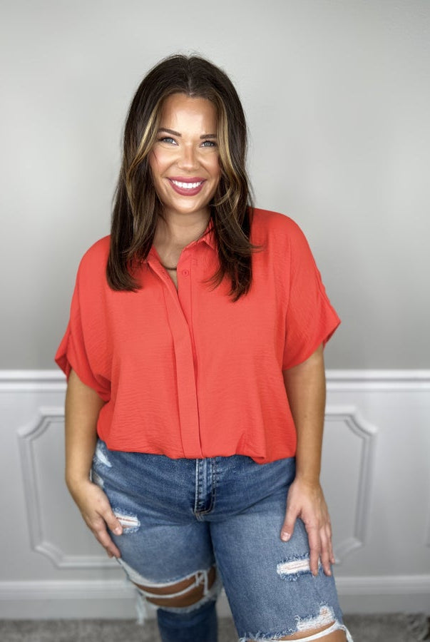 RESTOCK: Call My Name Top-110 Short Sleeve Top-UMGEE-Heathered Boho Boutique, Women's Fashion and Accessories in Palmetto, FL