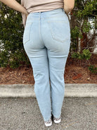 DOORBUSTER: Keep Things Casual Girlfriend Jeans-190 Jeans-American Bazi-Heathered Boho Boutique, Women's Fashion and Accessories in Palmetto, FL
